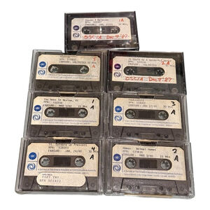 Vintage VIPS/OECA Educational Cassette Tapes Lot Ontario Spoken Word 1980s Black